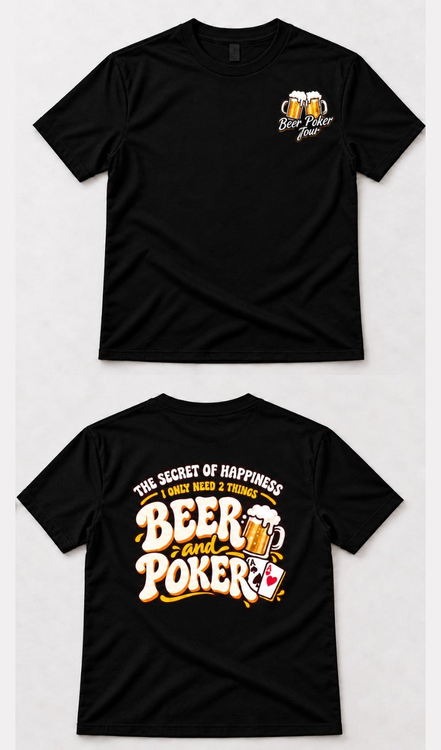 T-Shirt Beer Poker Tour